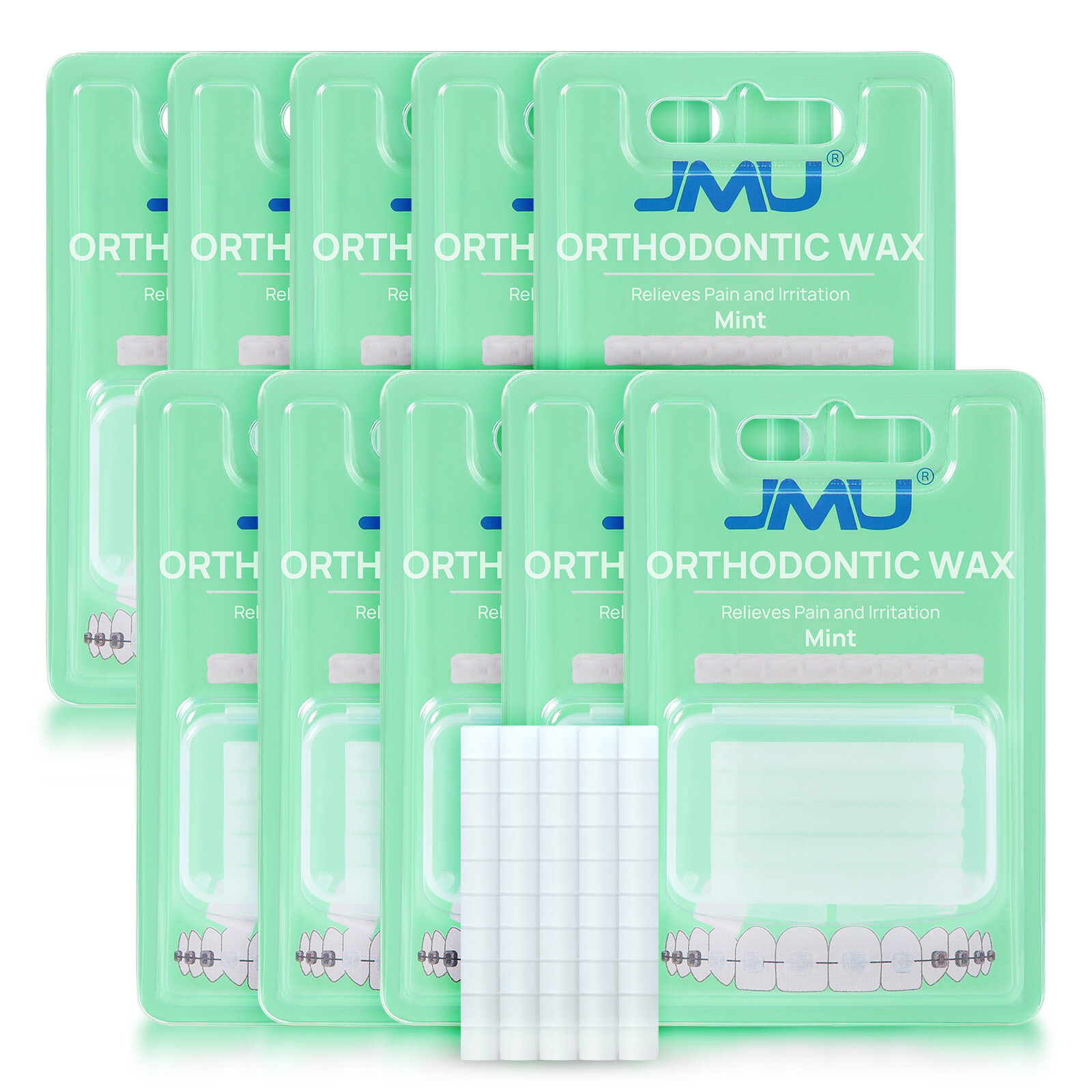 Dental Orthodontic Wax Mint Scent For Relief Braces Gum Irritation