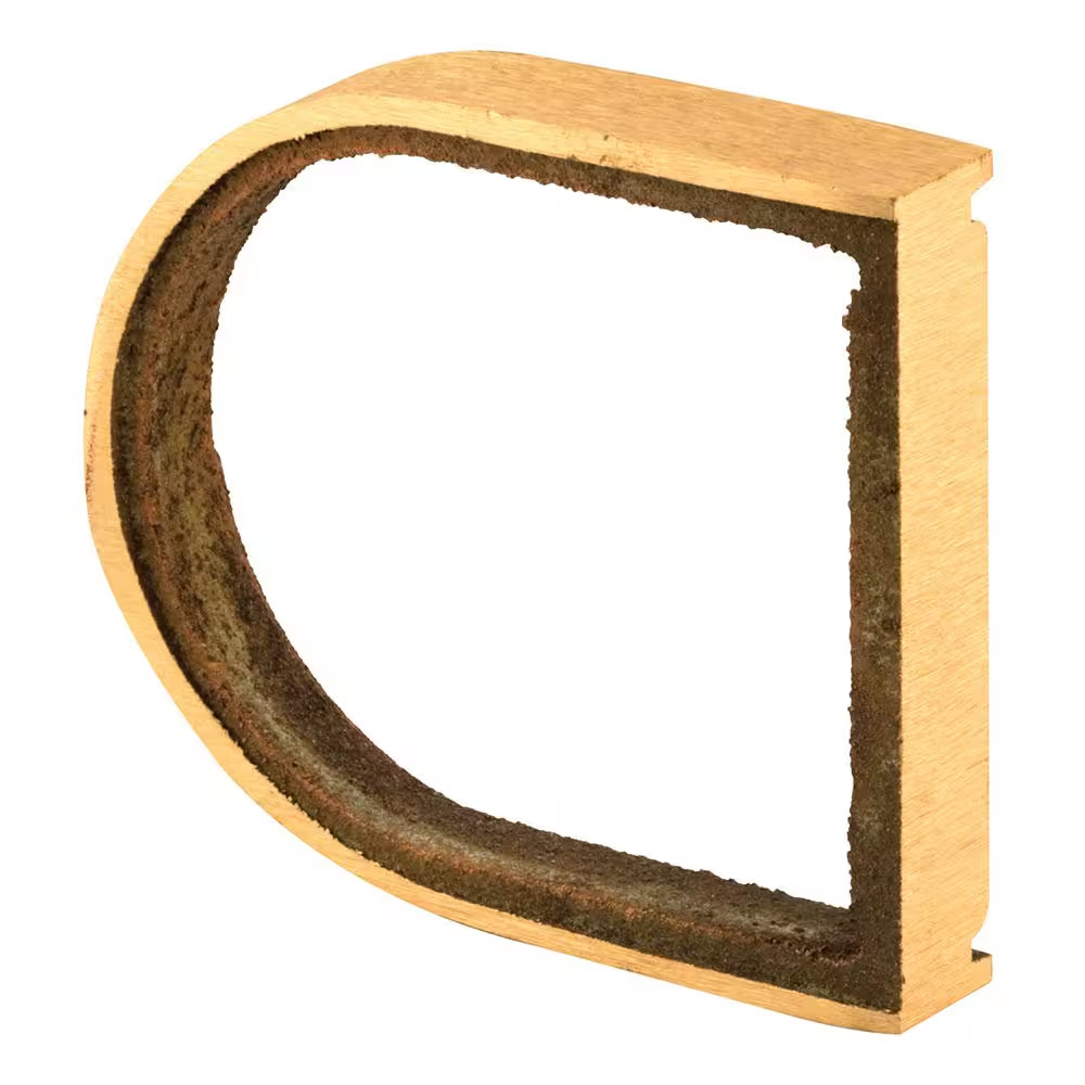 1/2 In. Deadlock Shim Plate, Brass for Deadbolt