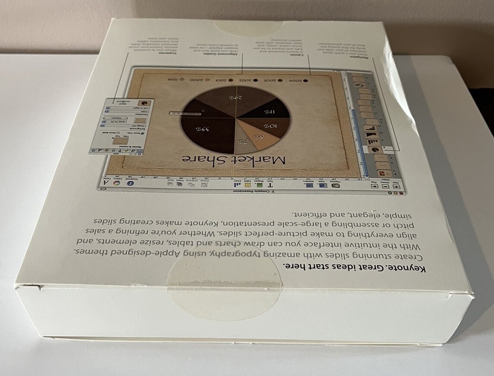 New Unopened Apple Presentation Software Keynote 2003 Mac M8822Z/A