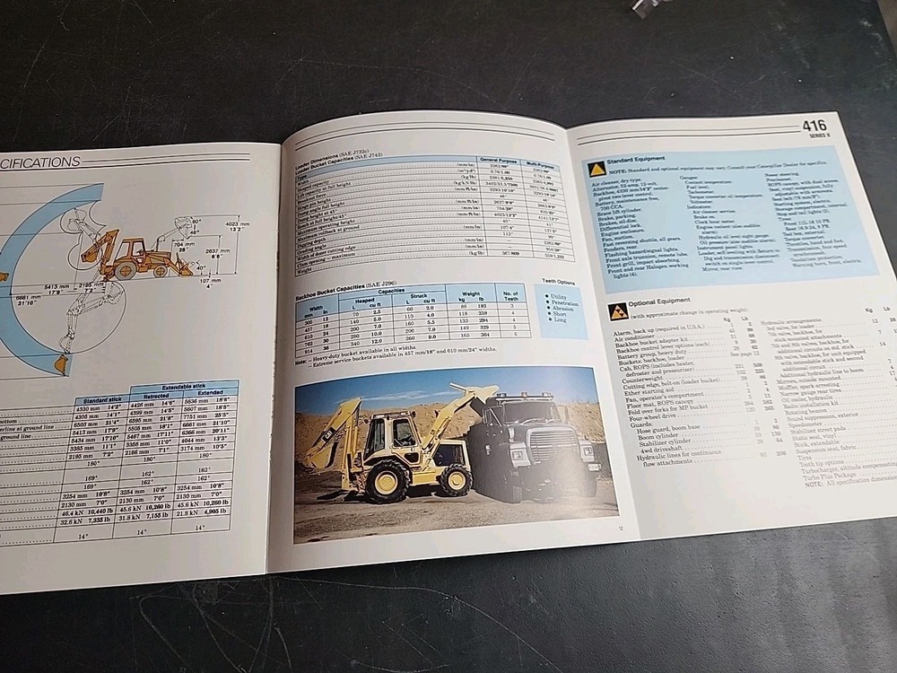Caterpillar 416 Series 2 Backhoe Loader Brochure