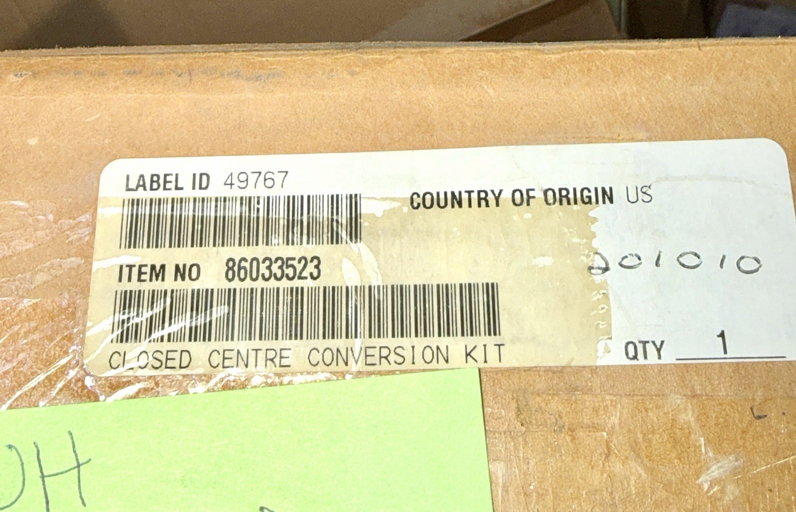 NEW 86033523 Buhler Versatile KIT HYDRAULIC CLOSED CENTER CONVERSION Tractor NIB