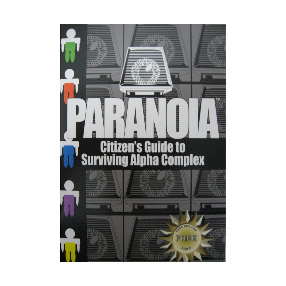 Mongoose Paranoia XP Citizen's Guide to Surviving Alpha Complex VG+