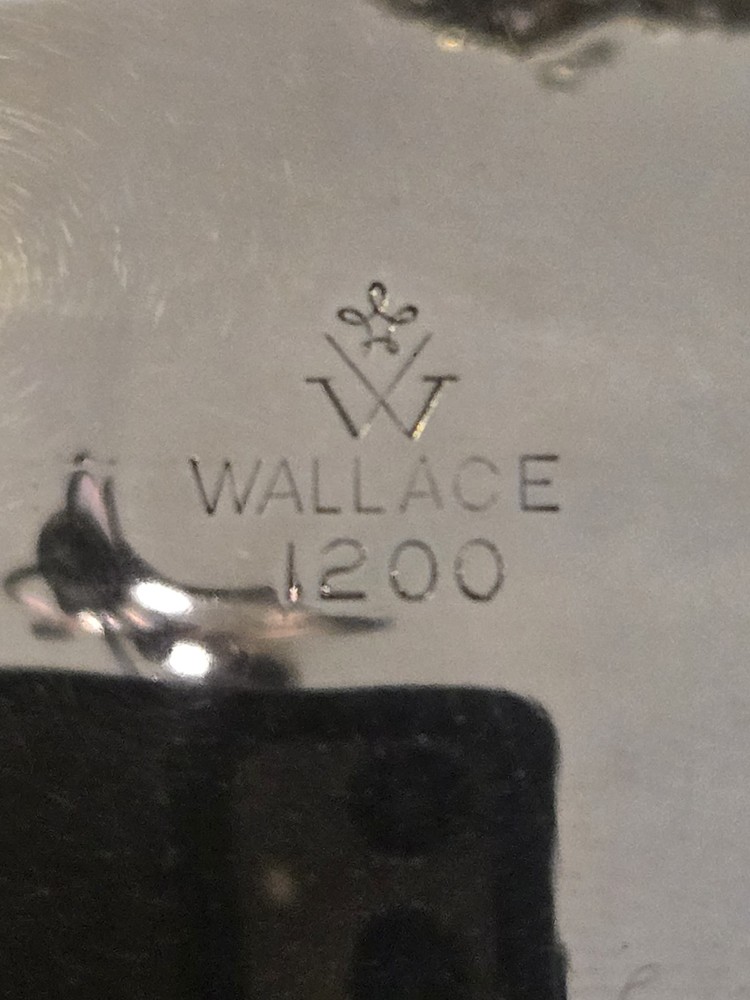 Wallace 1200 sterling silver plate. 5pc. comlplete tea service, nice condition!