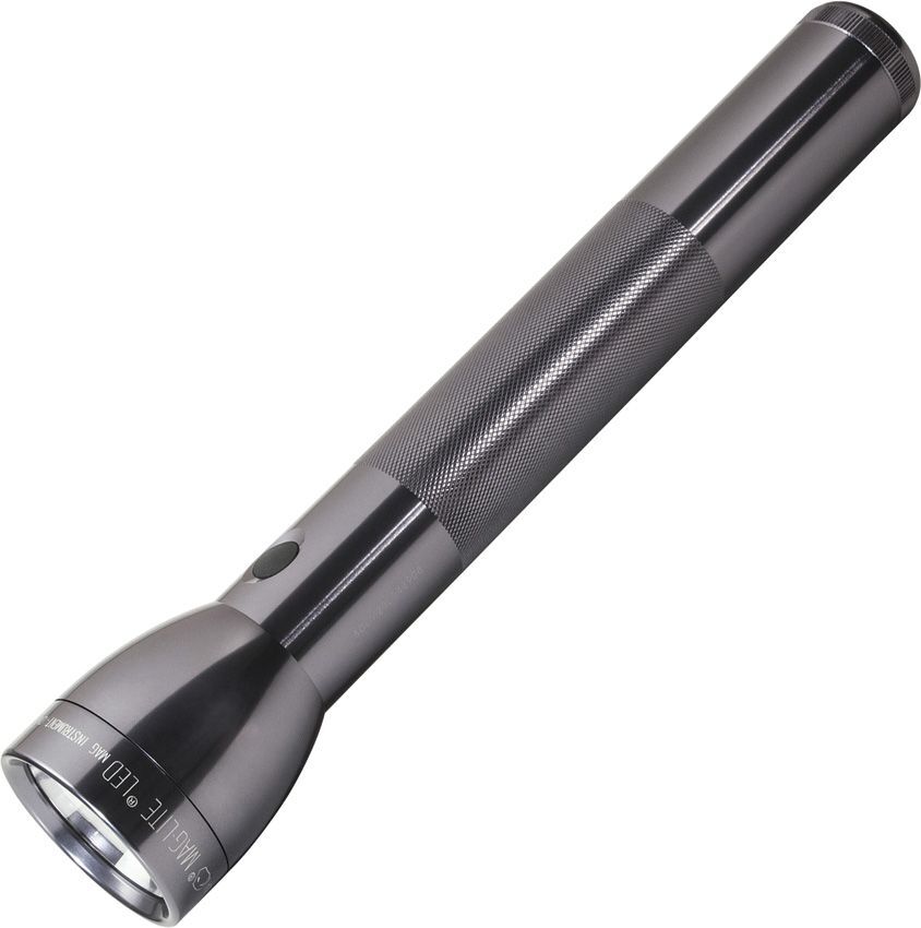 Mag-Lite 3rd Gen LED 3D Gray Flashlight Resistant Anodized Aluminum Construction