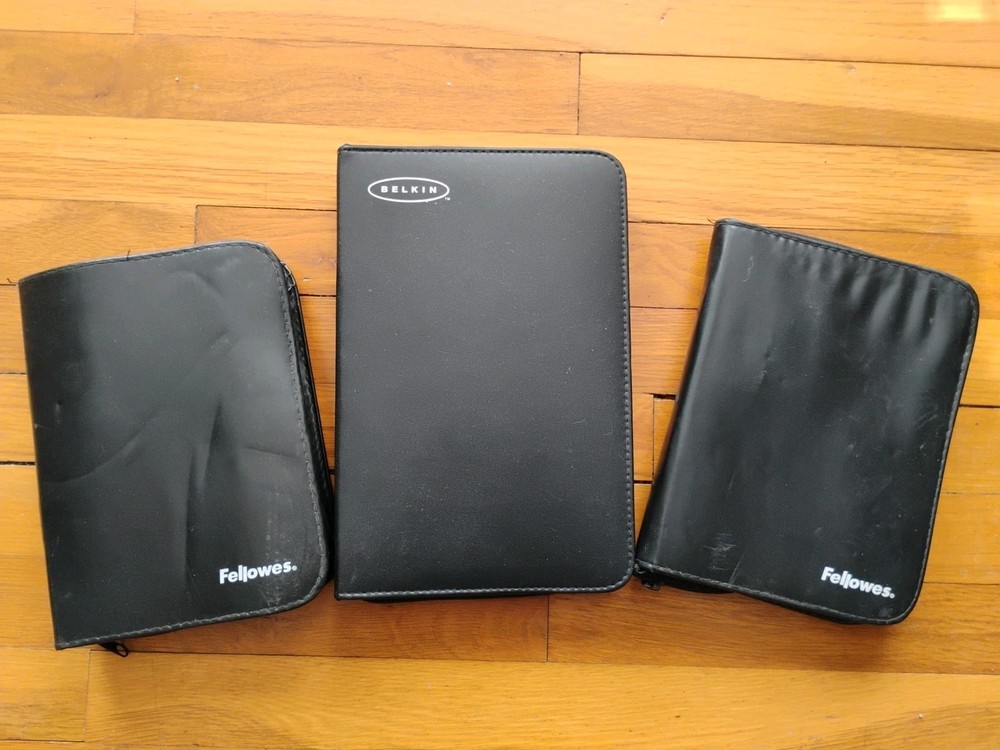 3 Computer repair tool kit binders with some tools