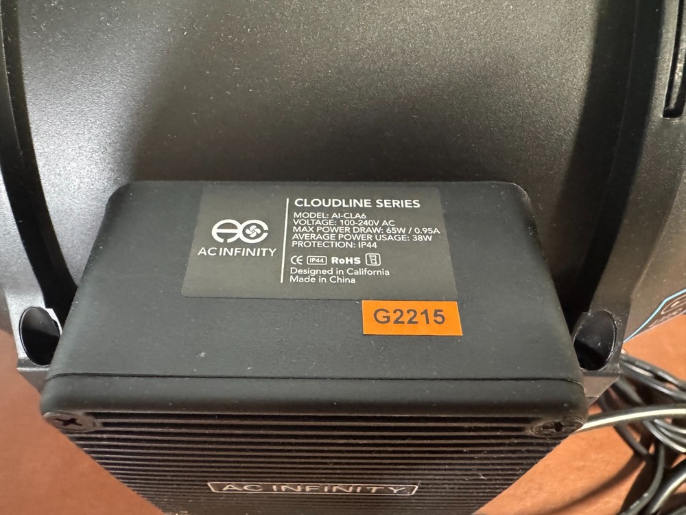 AC Infinity Cloudline A6 6” Inline Duct Fan w/ Digital Controller