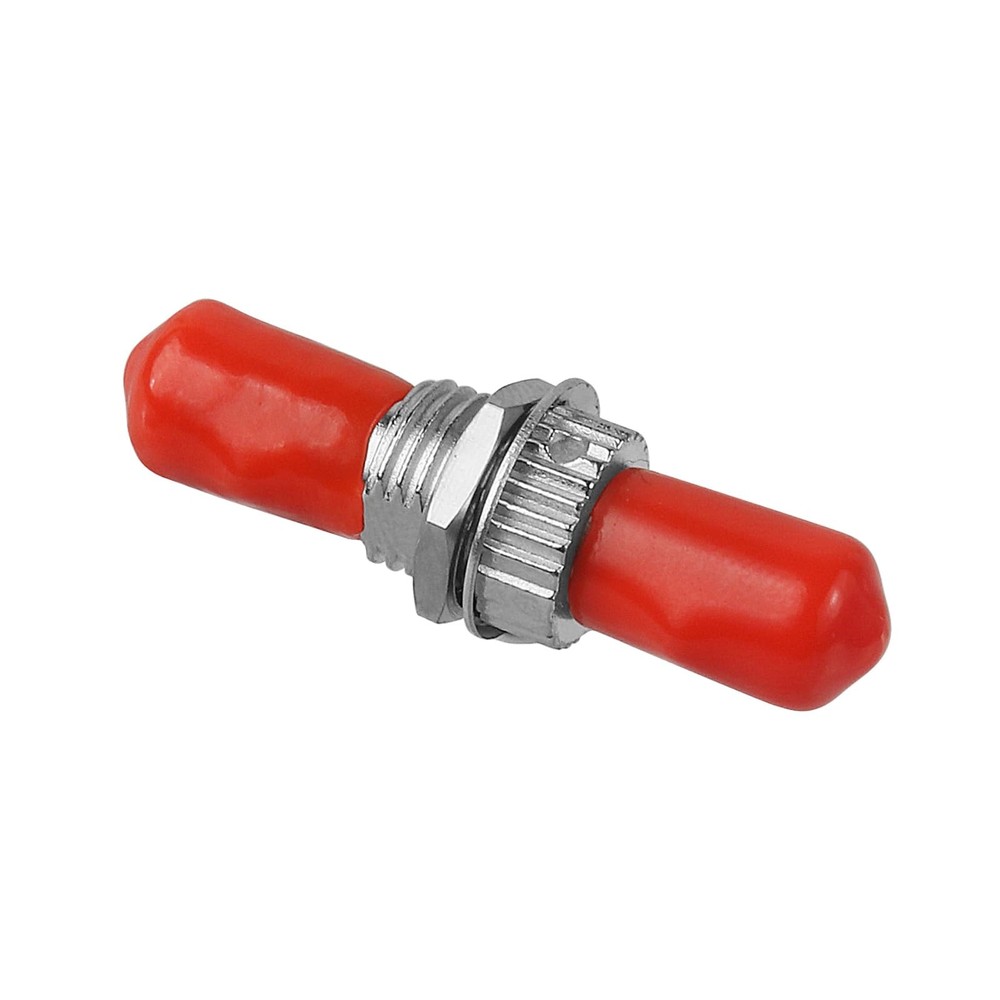 -50pcs ST Simplex Coupler ST to ST Simplex Singlemode Coupler ST to ST Bulkhe...