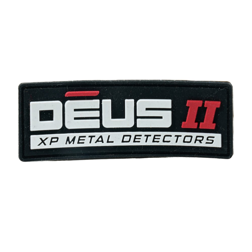 XP Metal Detectors DEUS II Black Rubber Patch