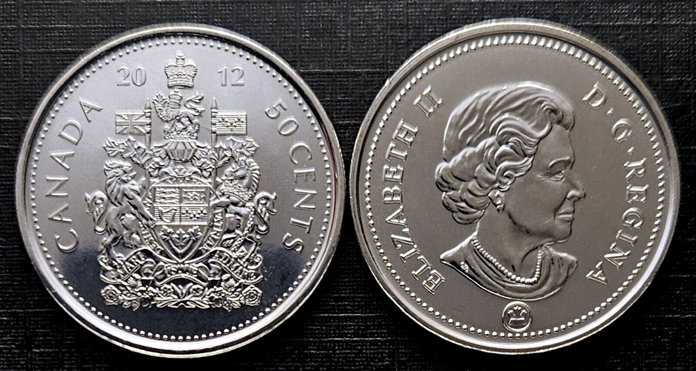 Canada 2012 Proof Like Fifty Cent Piece!!