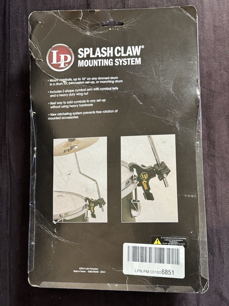 Latin Percussion LP-592SX Splash Claw Mounting System