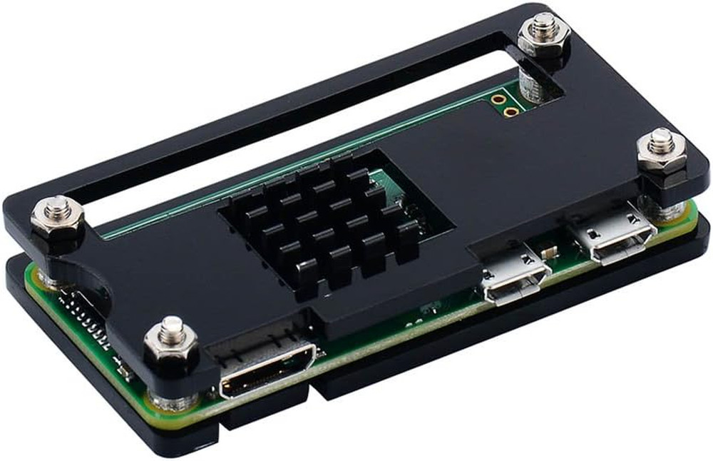 Raspberry Pi Zero 2 Case, Raspberry Pi Zero Case Kit with Pi Zero Heatsink, HDMI