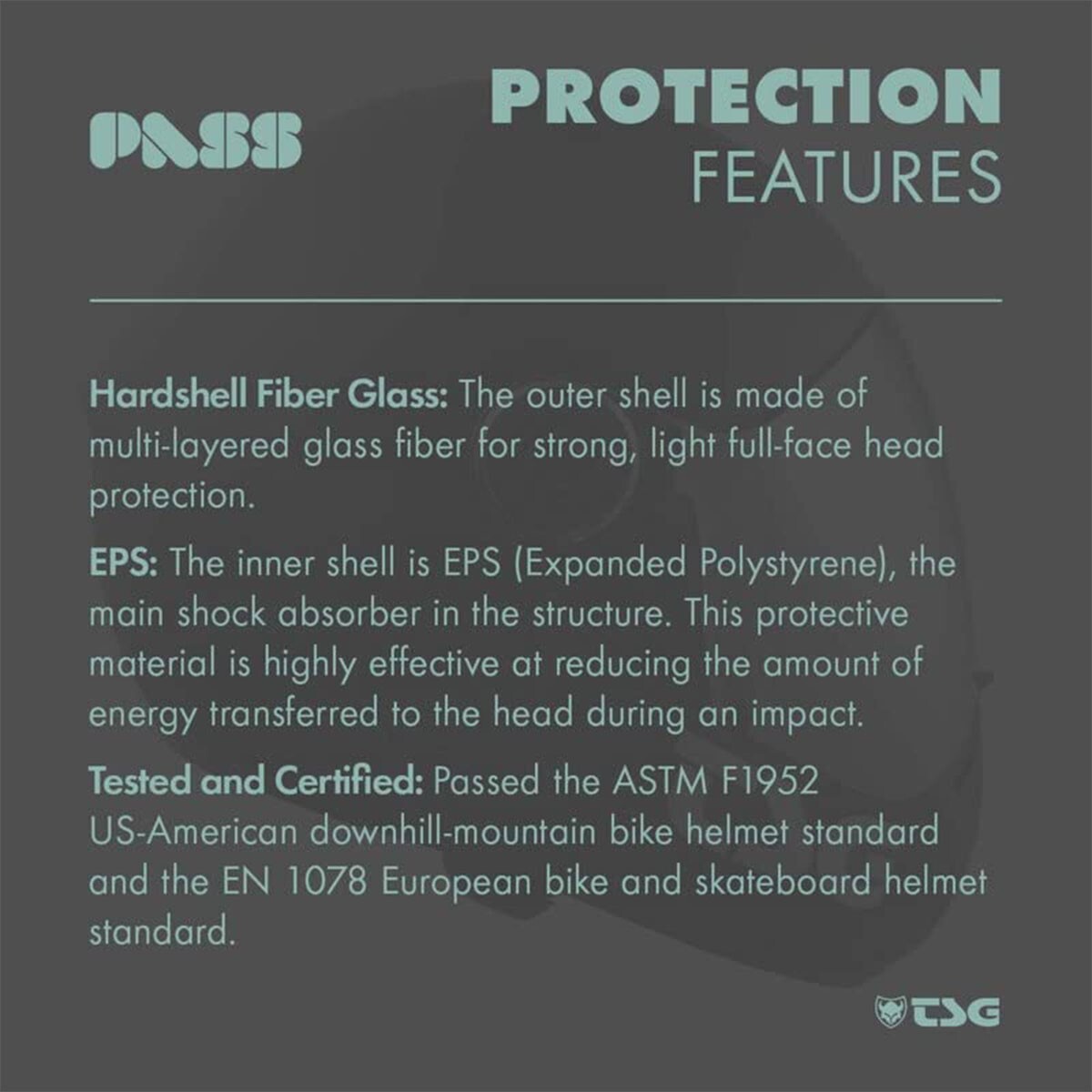 TSG - Pass Pro Full-face Helmet, Downhill Skateboarding, Matt Blue, Medium