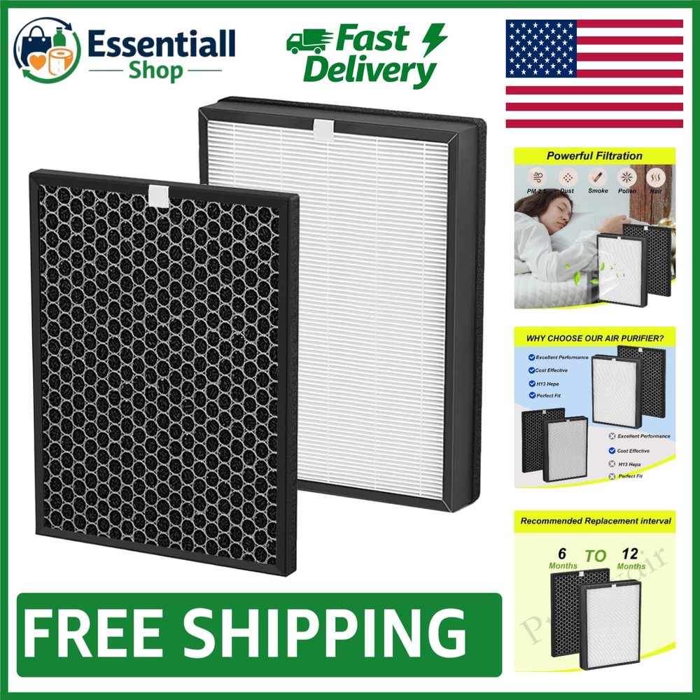 Efficient Replacement Filter Set for Alexapure Breeze AP-B102 & 3049 Models