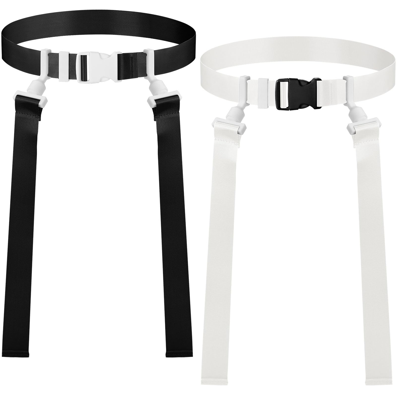 2/12/24/36 Player Flag Football Belt, Adjustable Football Belts and Flags for...