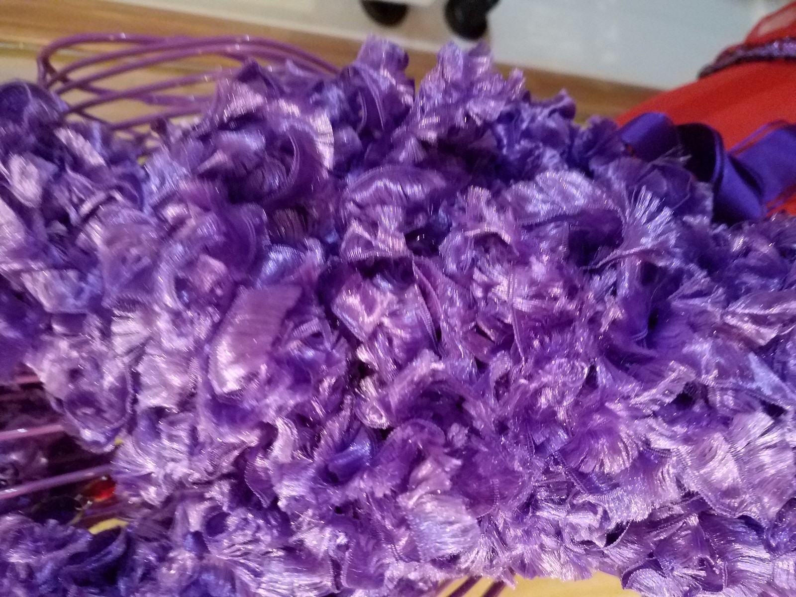 Featherless Boa or Neck Scarf (U Choose Color - Purple or Pink )