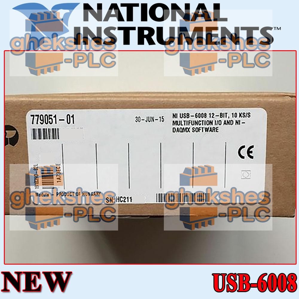 National Instruments USB-6008 Data Acquisition Card NI DAQ, Multifunction in box