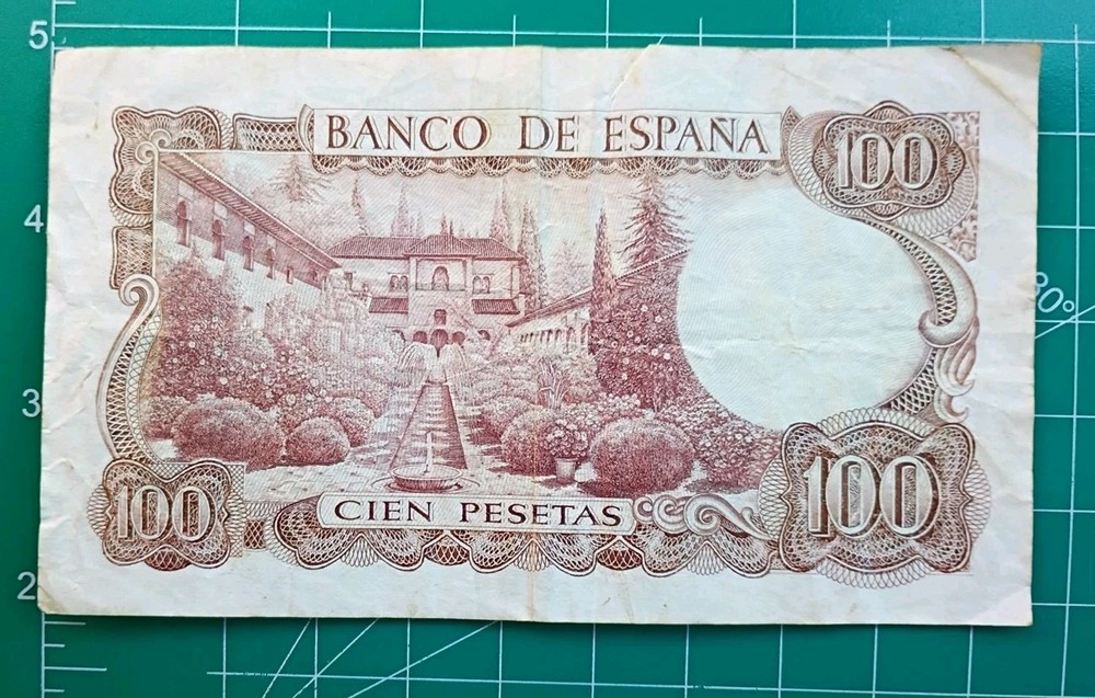 Spain 100 Pesetas Banknote - 1970 -