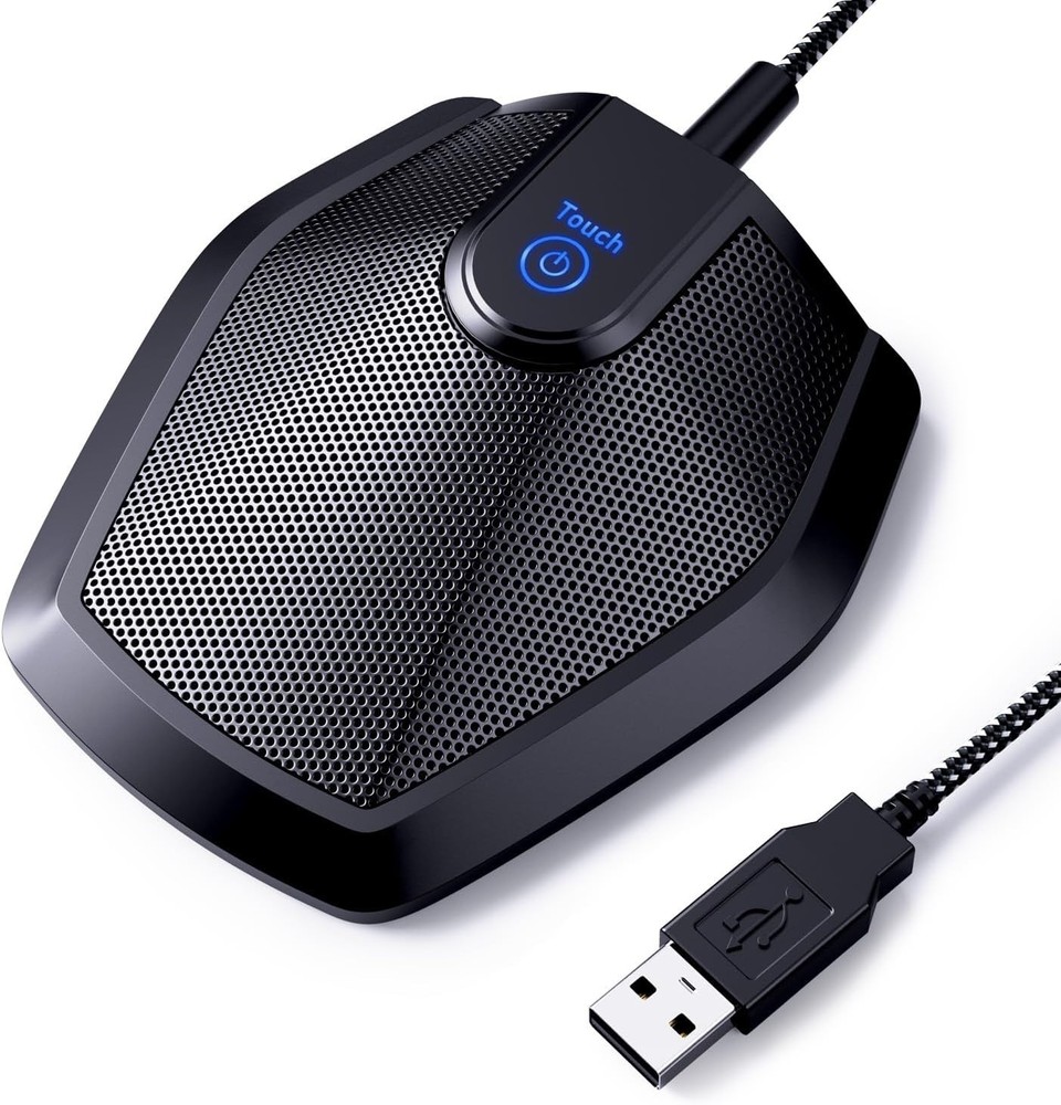 Conference USB Microphone for Computer Plug & Play Compatible w/Mac OS X Windows