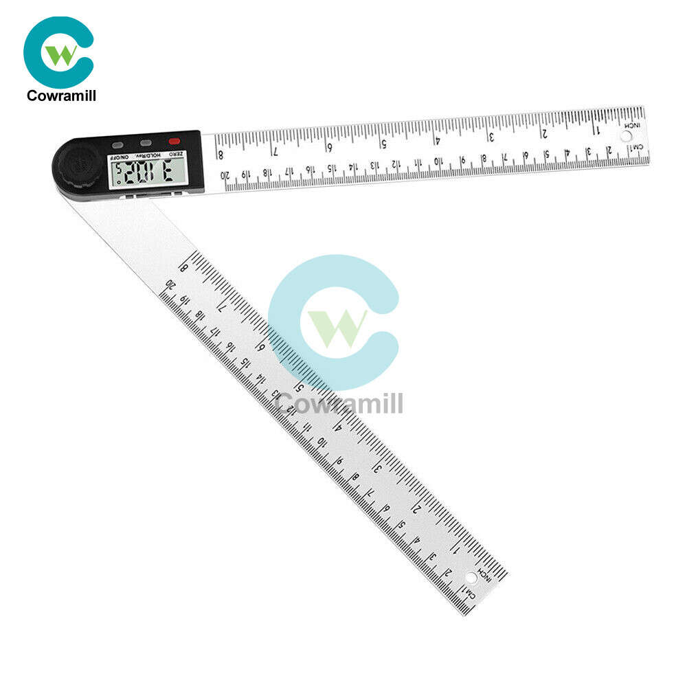 Digital Protractor Angle Ruler Finder Meter 0-360° Goniometer Measuring Tool