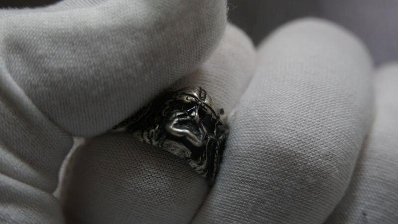 GERMAN WWII VIKING Division SILVER 800 RING