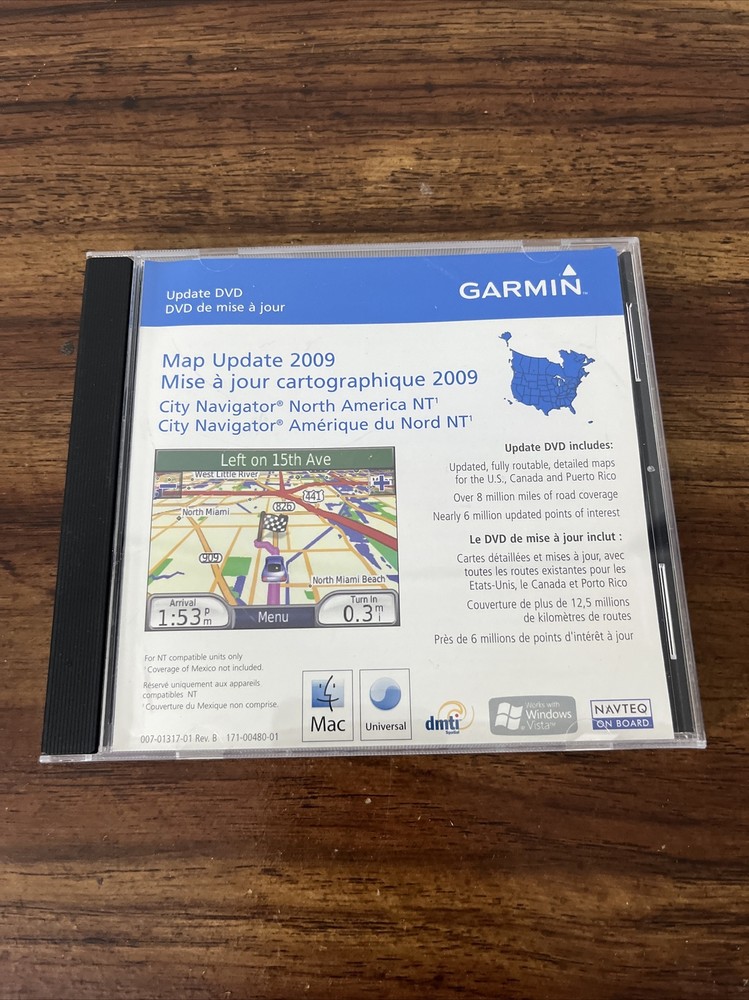 Garmin DVD Map update 2009 north america