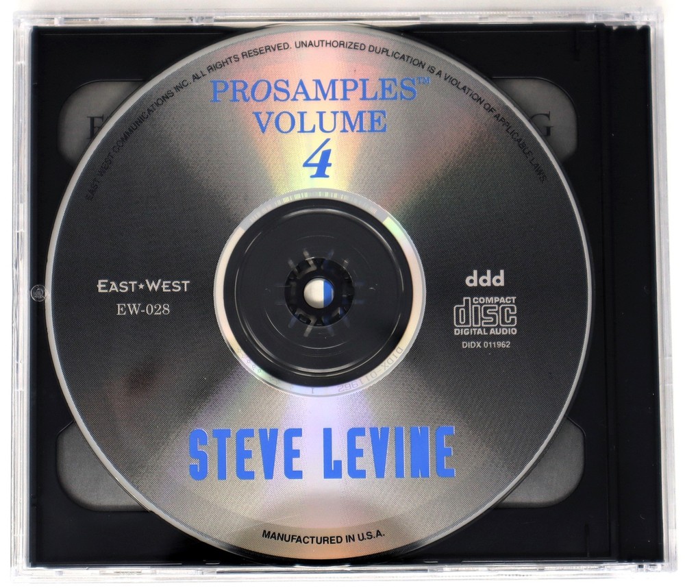 East West Steve Levine ProSamples 3+4 Sample Library/Sound Library/Sampling 2 CD