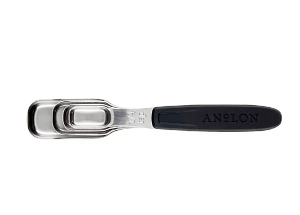 Anolon SureGrip Magnetic Measuring Spoon Set, 4Pc.