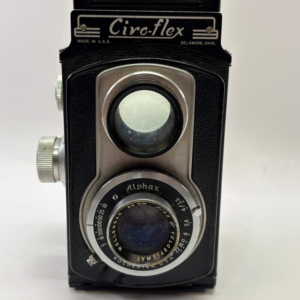 Circo-Flex Alphax D Med. Format Camera TLR Wollensak Alphax Shutter