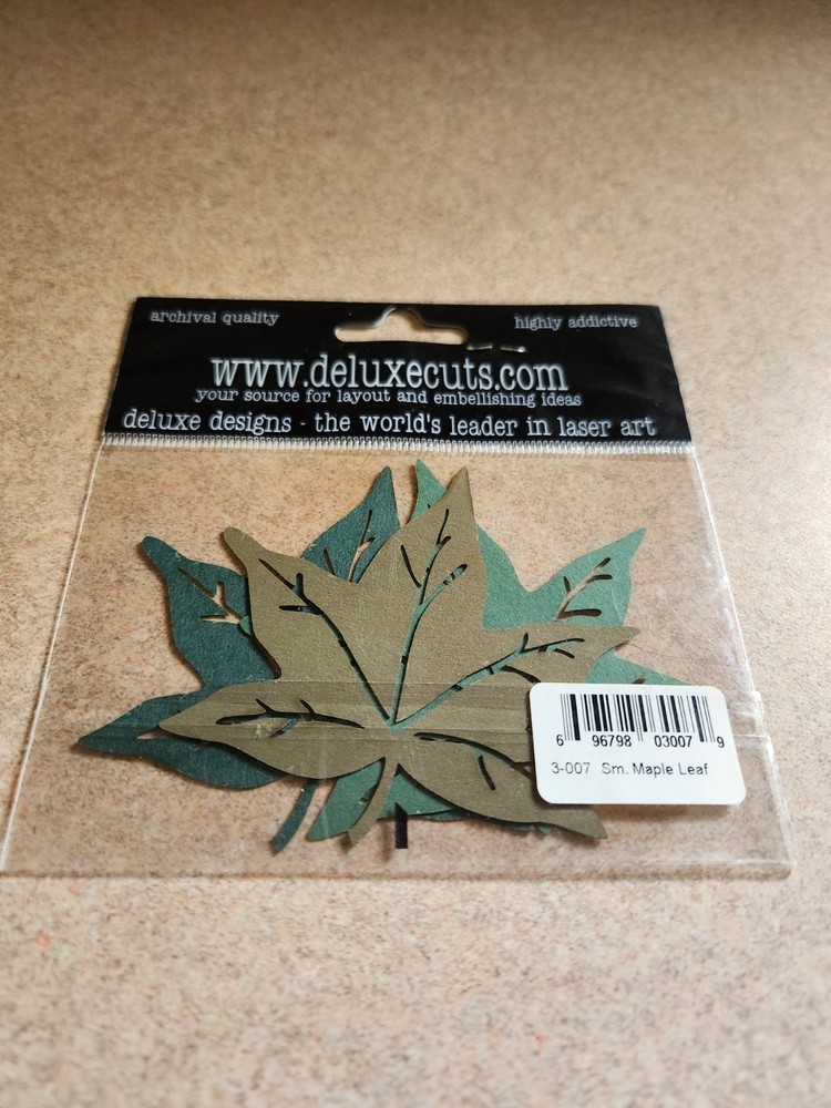 Deluxe Cuts~Small Maple Leaf~Die Cuts for scrapbooking