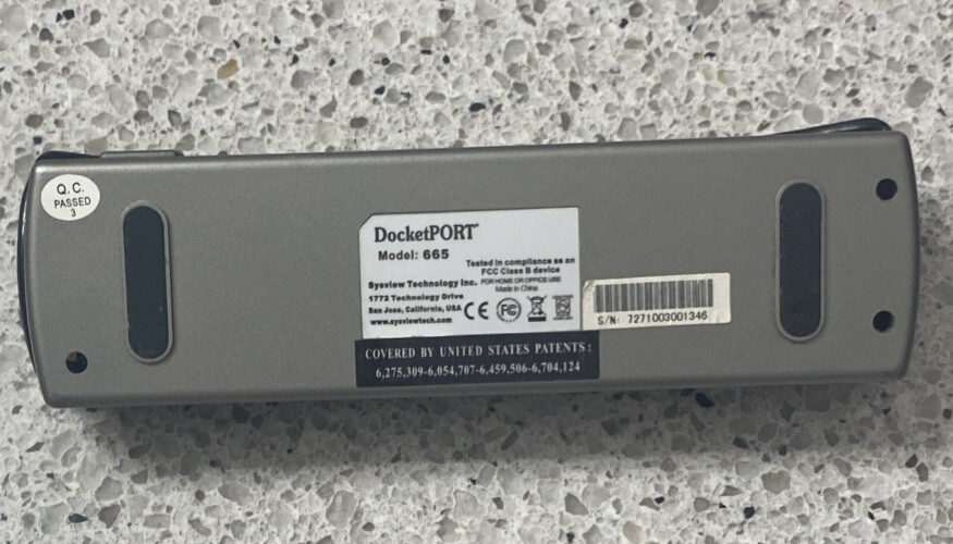 DOCKETPORT 665 SIMPLEX ID CARD SCANNER DP665