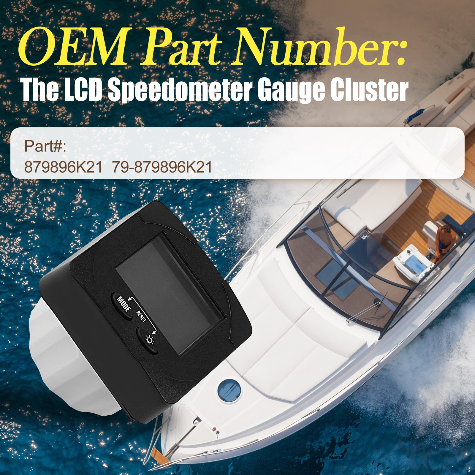 Monitor Kit 79-879896K2 For Mercury Marine Quicksilver Smartcraft SC1000 System