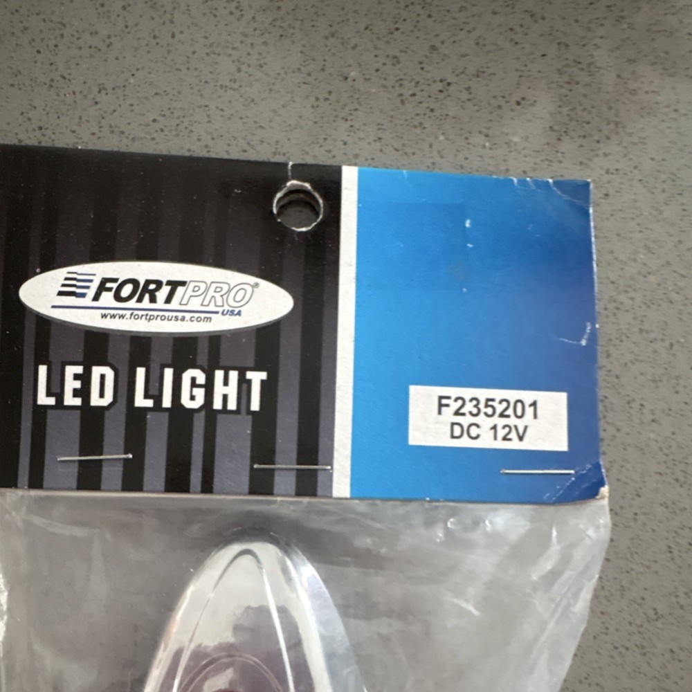 FORTPRO LED LIGHT RED DC 12v