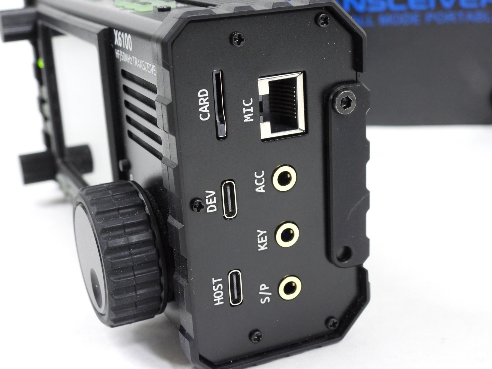 Xiegu X6100 Ham Radio HF Transceiver + Manual + Mic + Box (excellent)