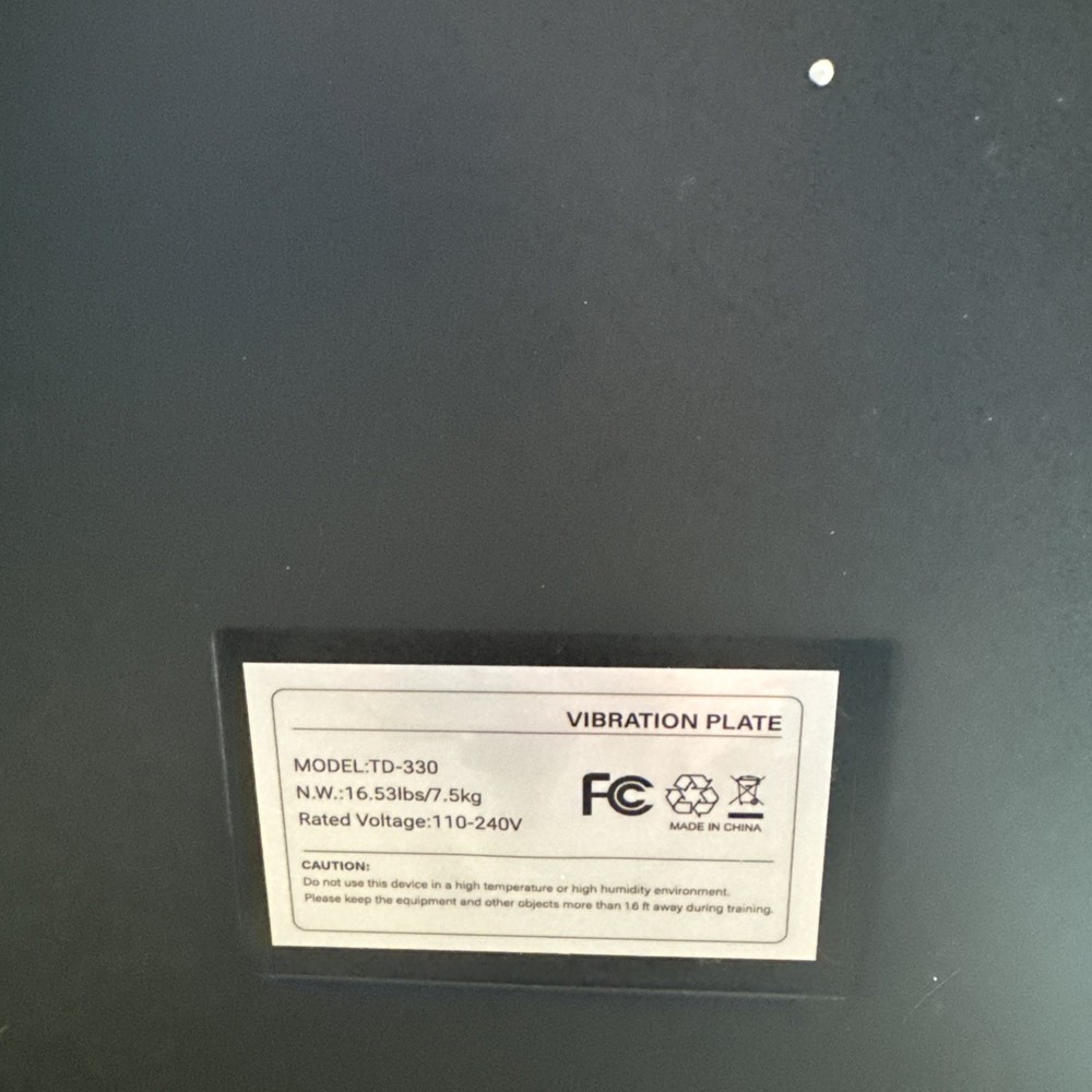 Vibrating Plate Model TD-330