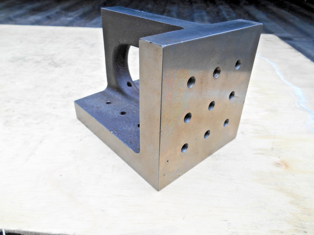 MACHINISTS RIGHT ANGLE BLOCK , 4" x 4" x 5"