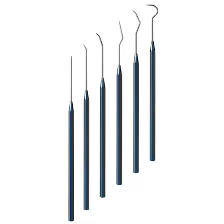 Moody Tool 55-1292 Precision Probe Set, Combo, Aluminum, 6Pc