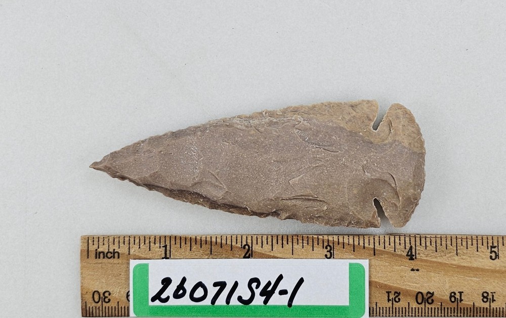 4" Spearhead - Lance Head - Drill Point - Hand Knapped Agate
