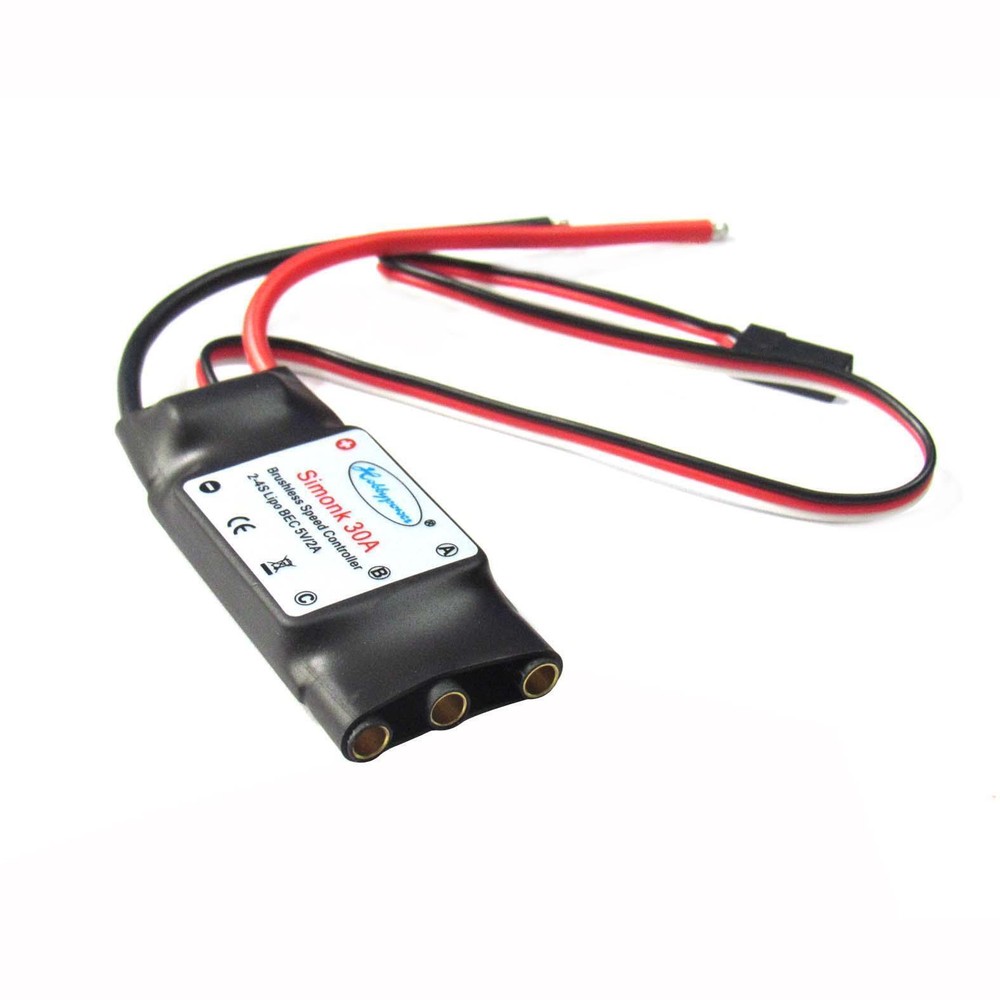 HP SimonK 30A ESC Brushless Speed Controller BEC 2A for Plane Quadcopter Copter
