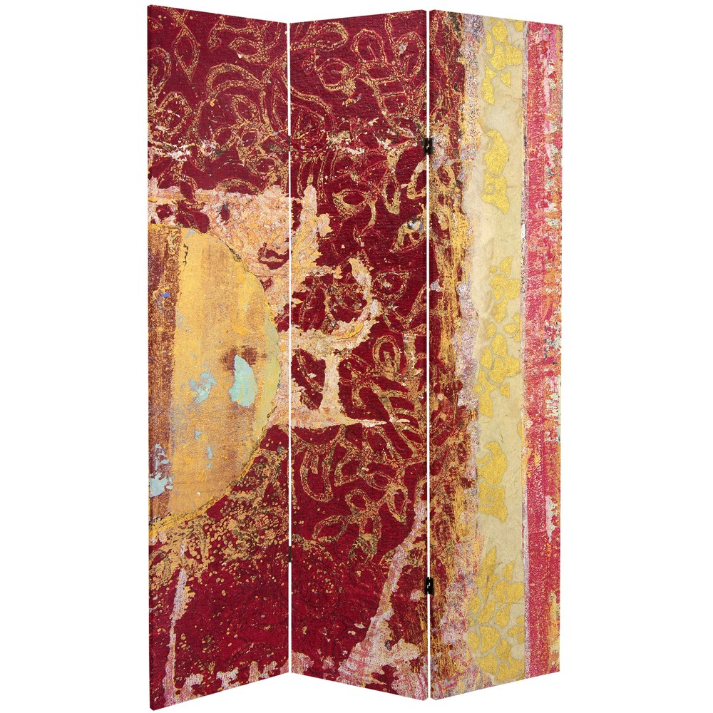 6 ft. Tall Fire Dancer Canvas Room Divider