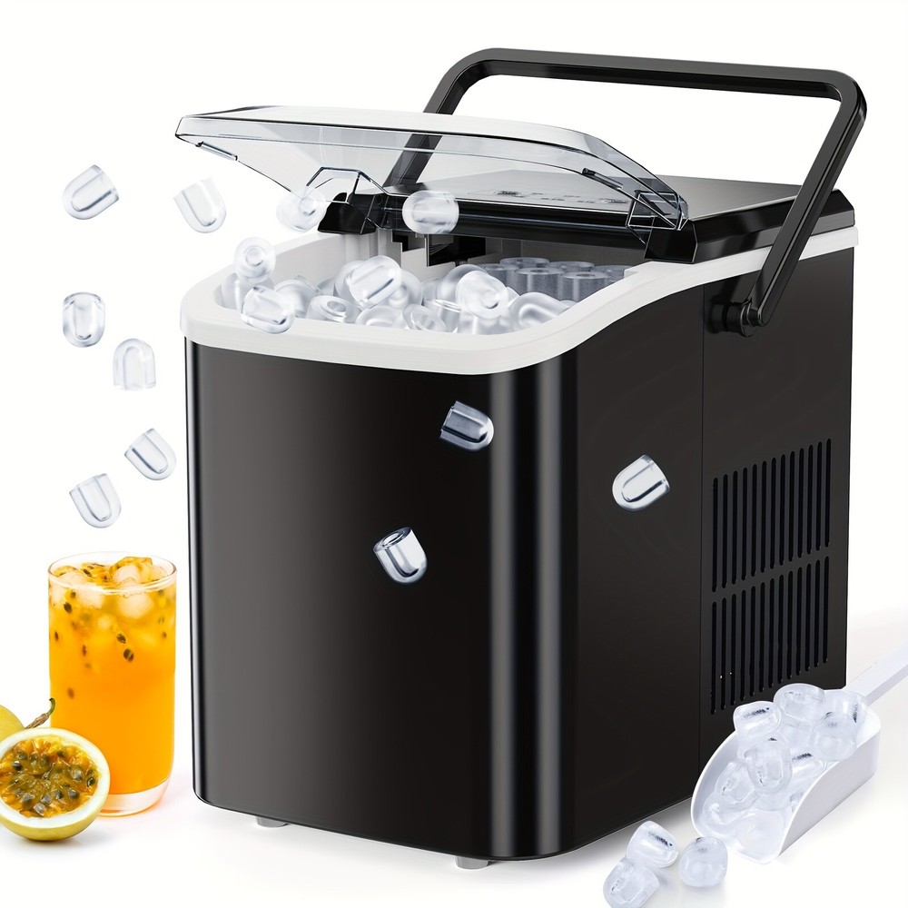 Home Ice Maker Fast, 2 Sizes Bullet - shaped, Self - cleaning for Various Scenes