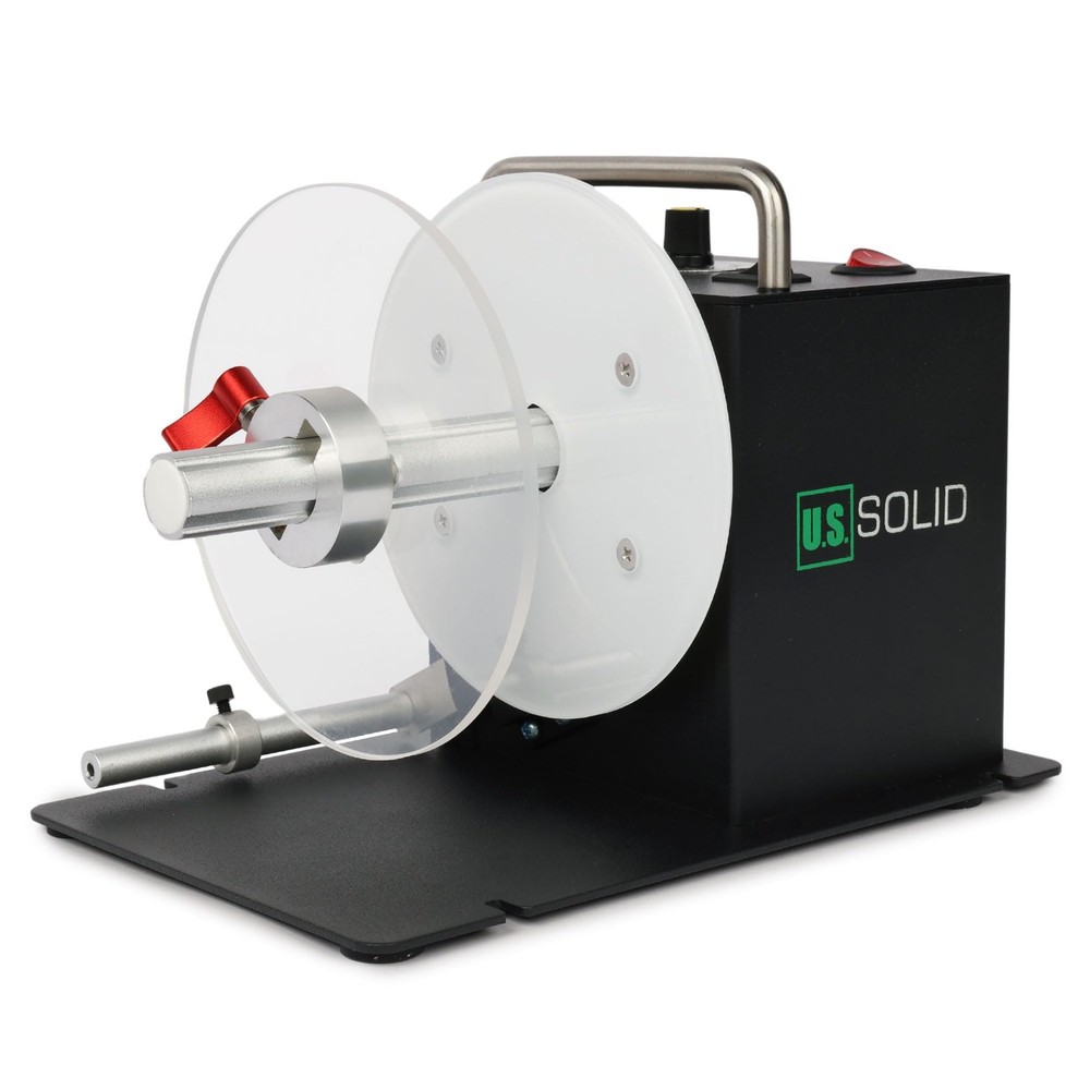 U.S. Solid Automatic Label Rewinder Bi-directional Rewinding 3.15 in Width