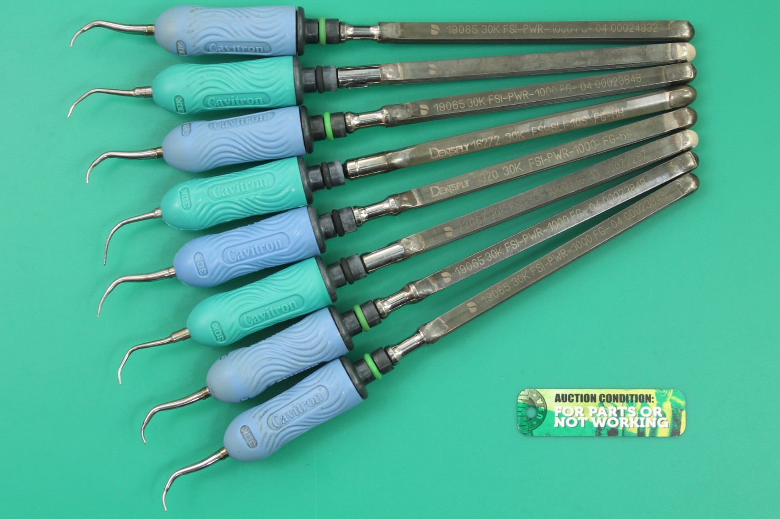 Cavitron Ultrasonic 30K Scaler Inserts (8pk) - HANDPIECE USA for REPAIR -