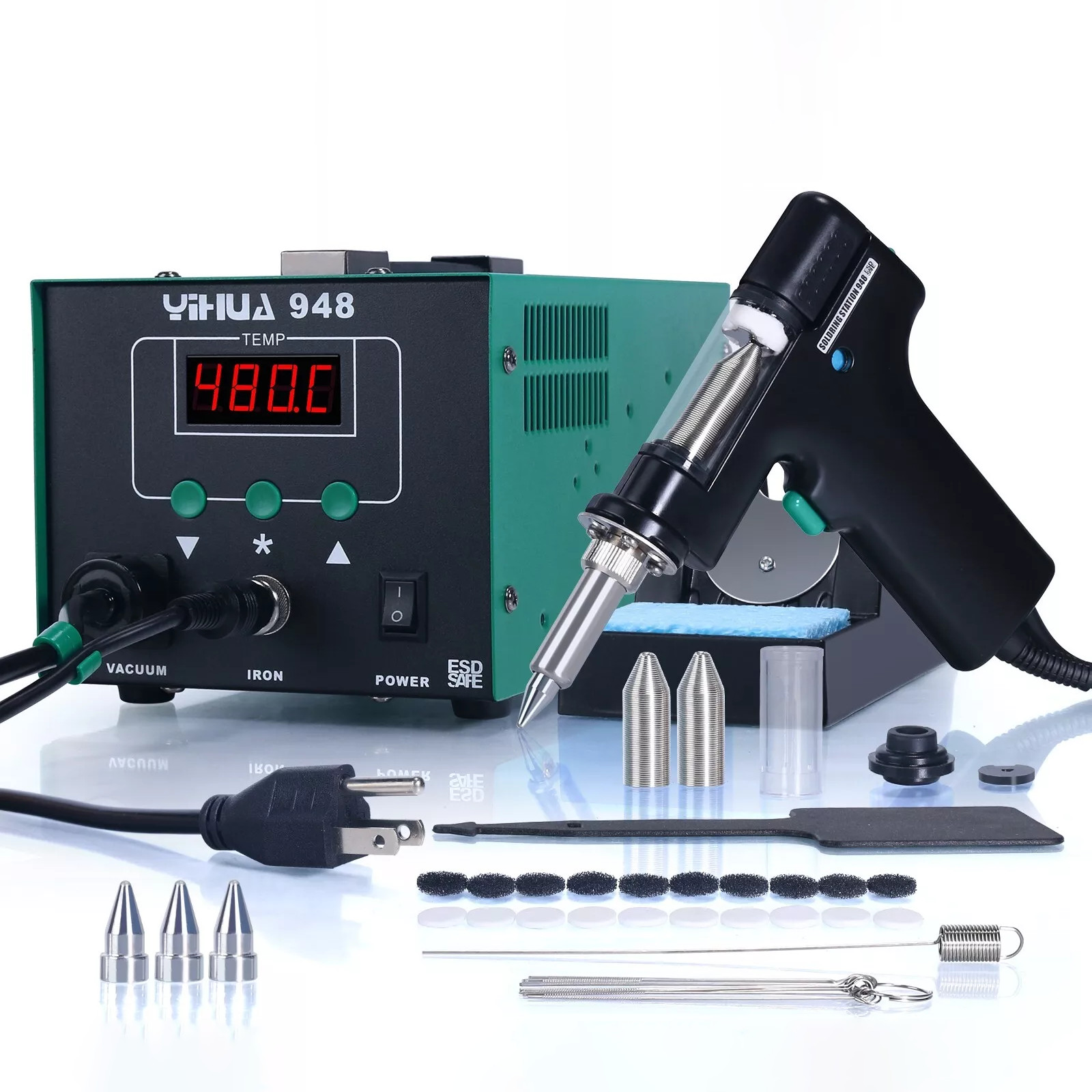 YIHUA 90W 948 Desoldering Rework Station Desoldering Gun Digital Adjustable Temp
