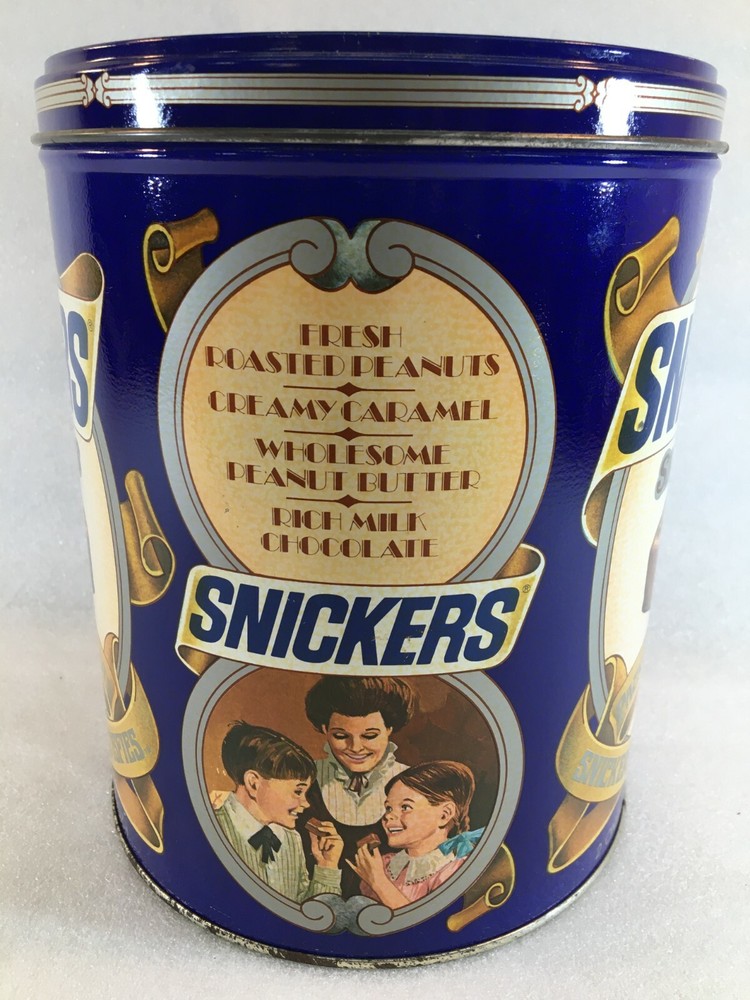 Mars Snickers Snack Bars Metal Tin EMPTY