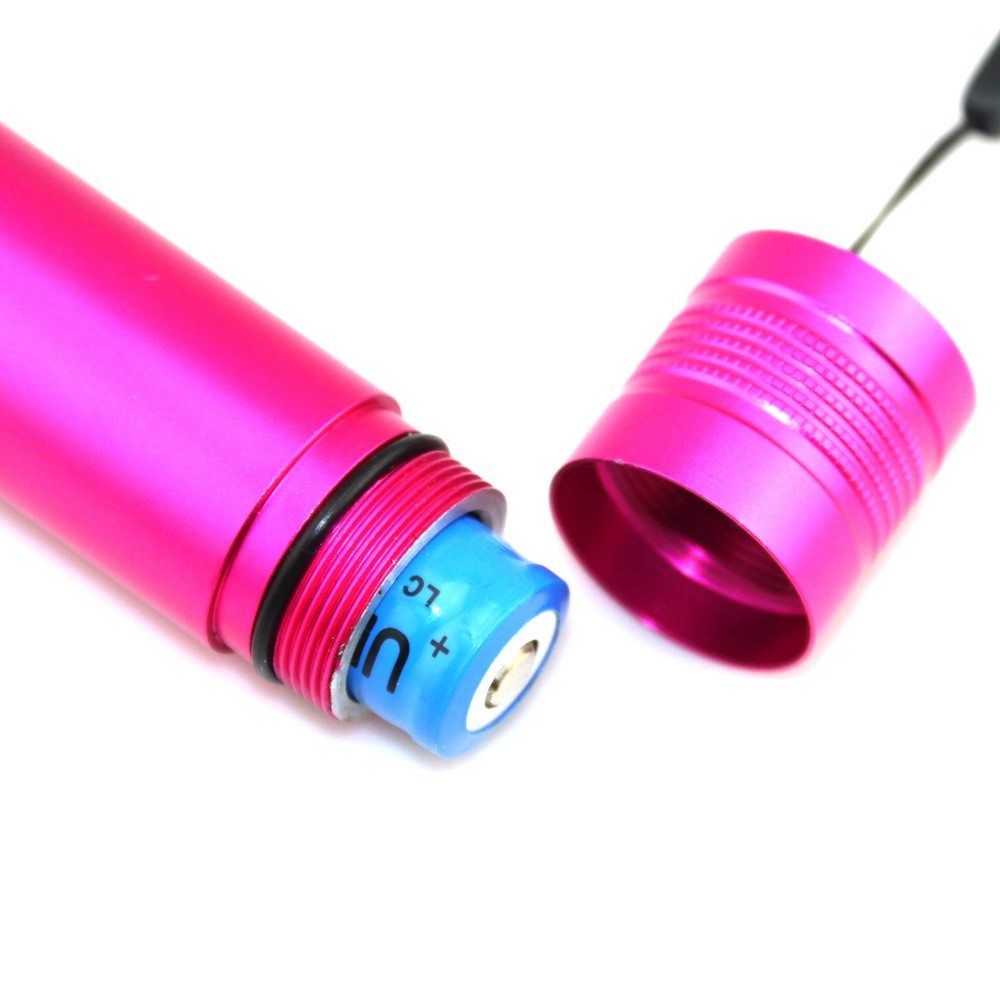 LMX4BR 450nm Adjustable Focus Blue Laser Pointer Visible Beam Light Charger+Batt