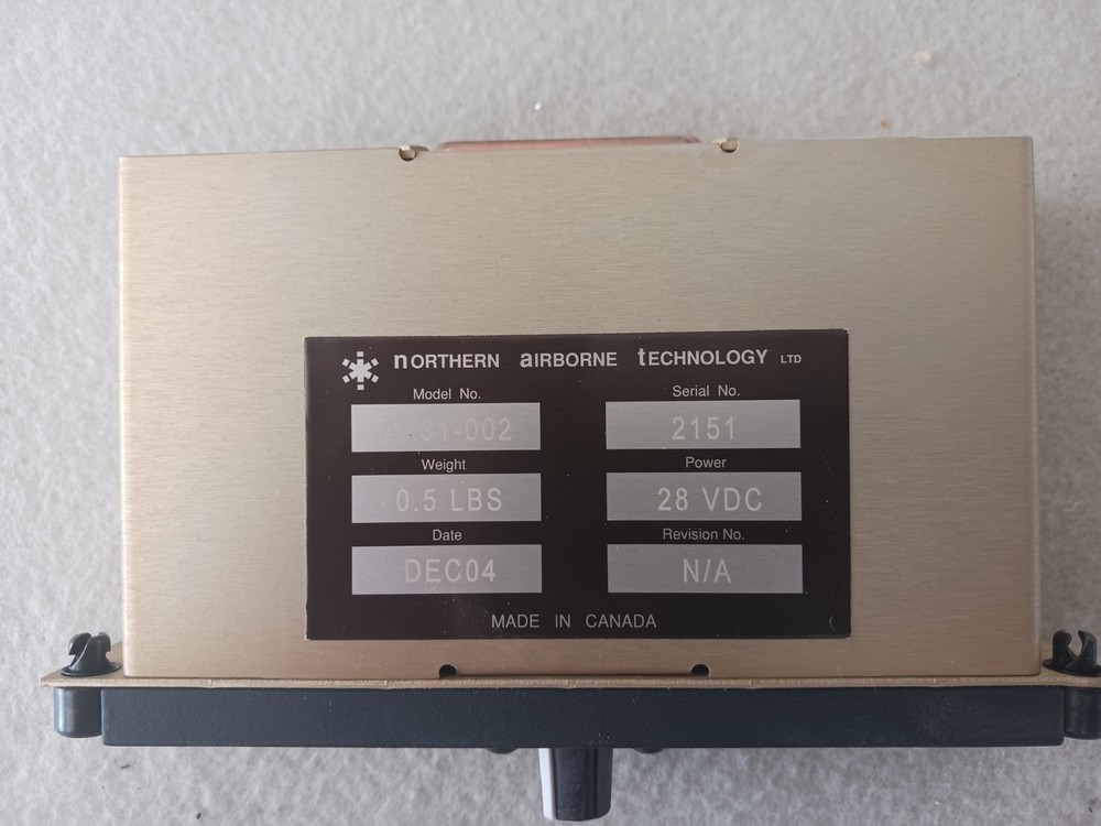 Northern Airborne Technology AA31-002 Intercom Control Panel 28V