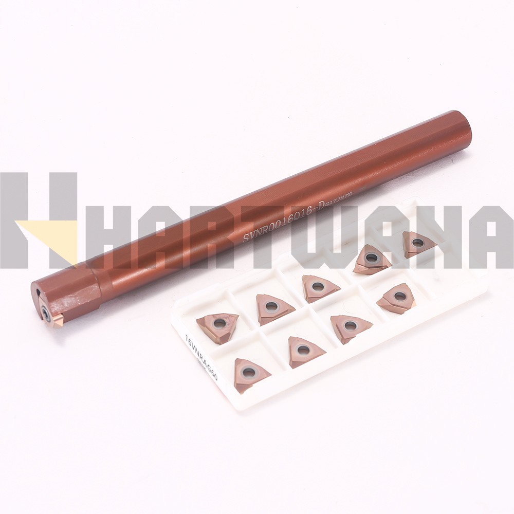 16VNRAG60 Threading Insert 0.5-3.0 Vertical Indexable Threading Boring Bar 16mm