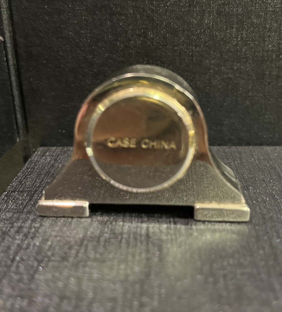 Platinum Miniatures Collection Clock Gold Tone