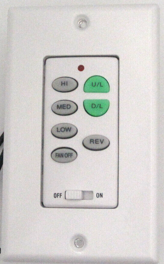 UC-9051T Ceiling Fan Remote Wall Control Dual Light Regency 2WWCD Fanimation C23