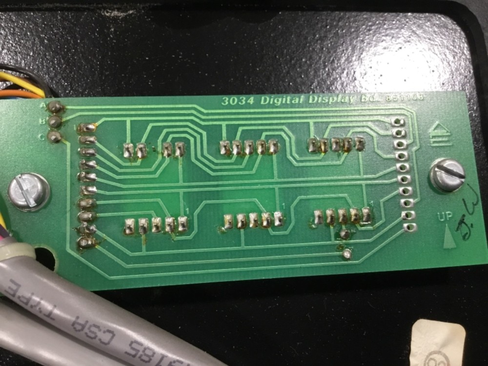 Advantage Electronics WPT Chiller Module Control Board Display #563DK B39PR3